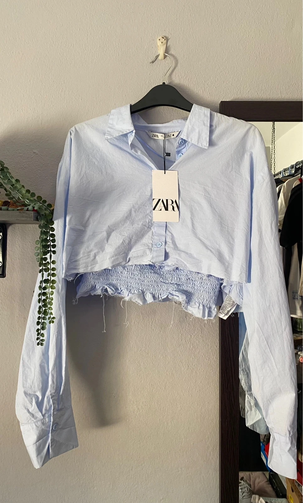 Chemise crop Zara – photo 2